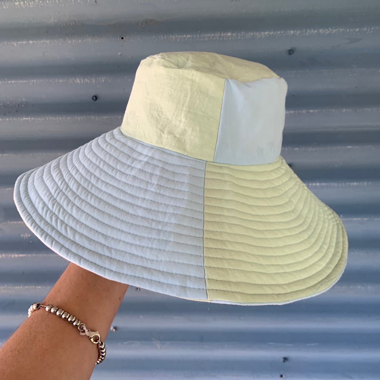 Cosmo Sun Hat Sky/Mint