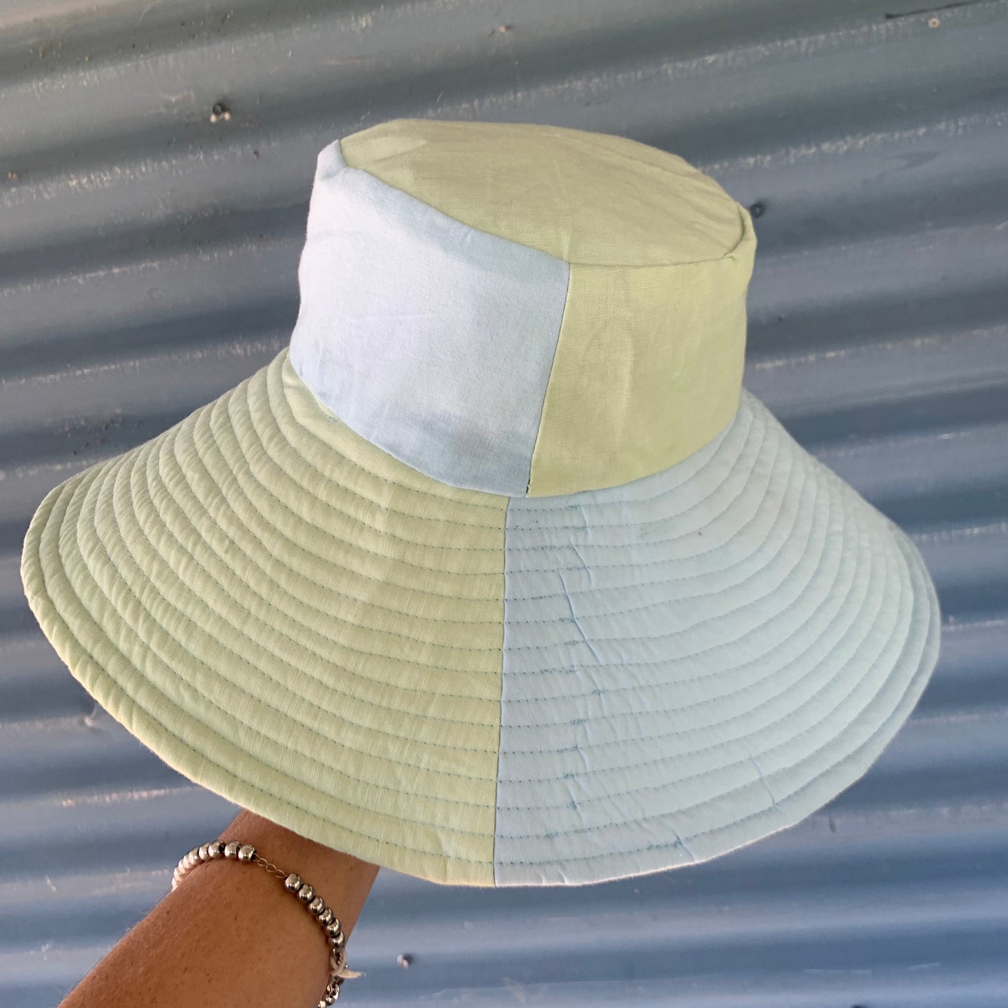 Cosmo Sun Hat Sky/Mint