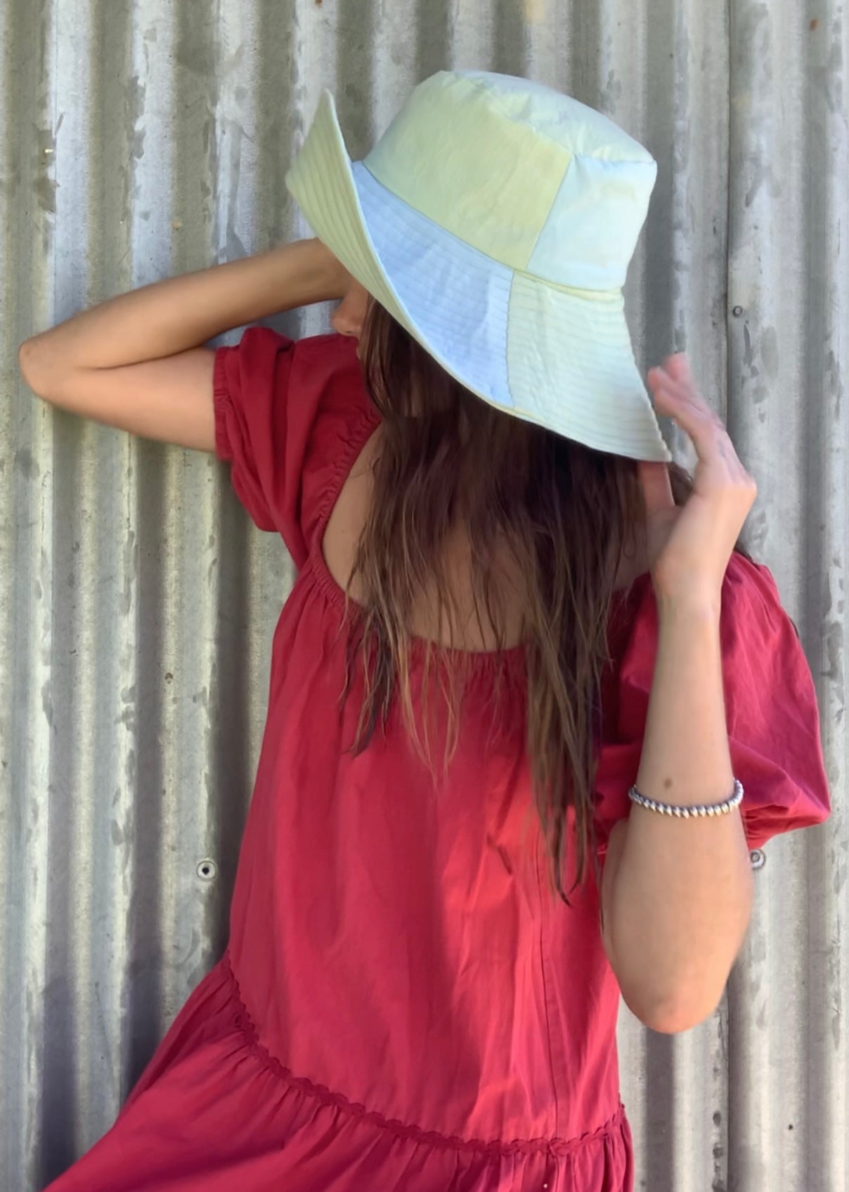 Cosmo Sun Hat Sky/Mint